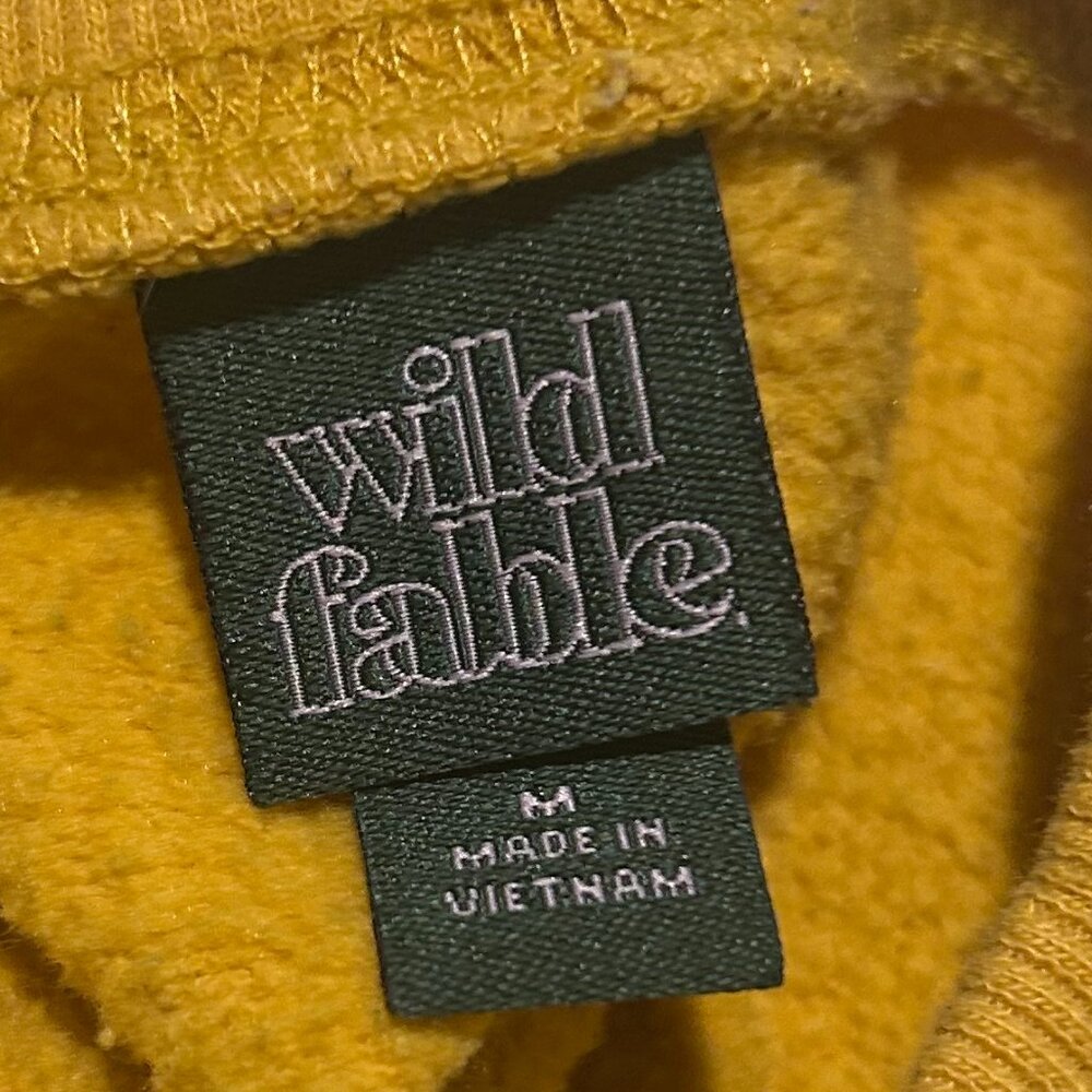 WILD FABLE Yellow/Gold colors Colorado Sweatshirt SIZE M - Picture 6 of 6
